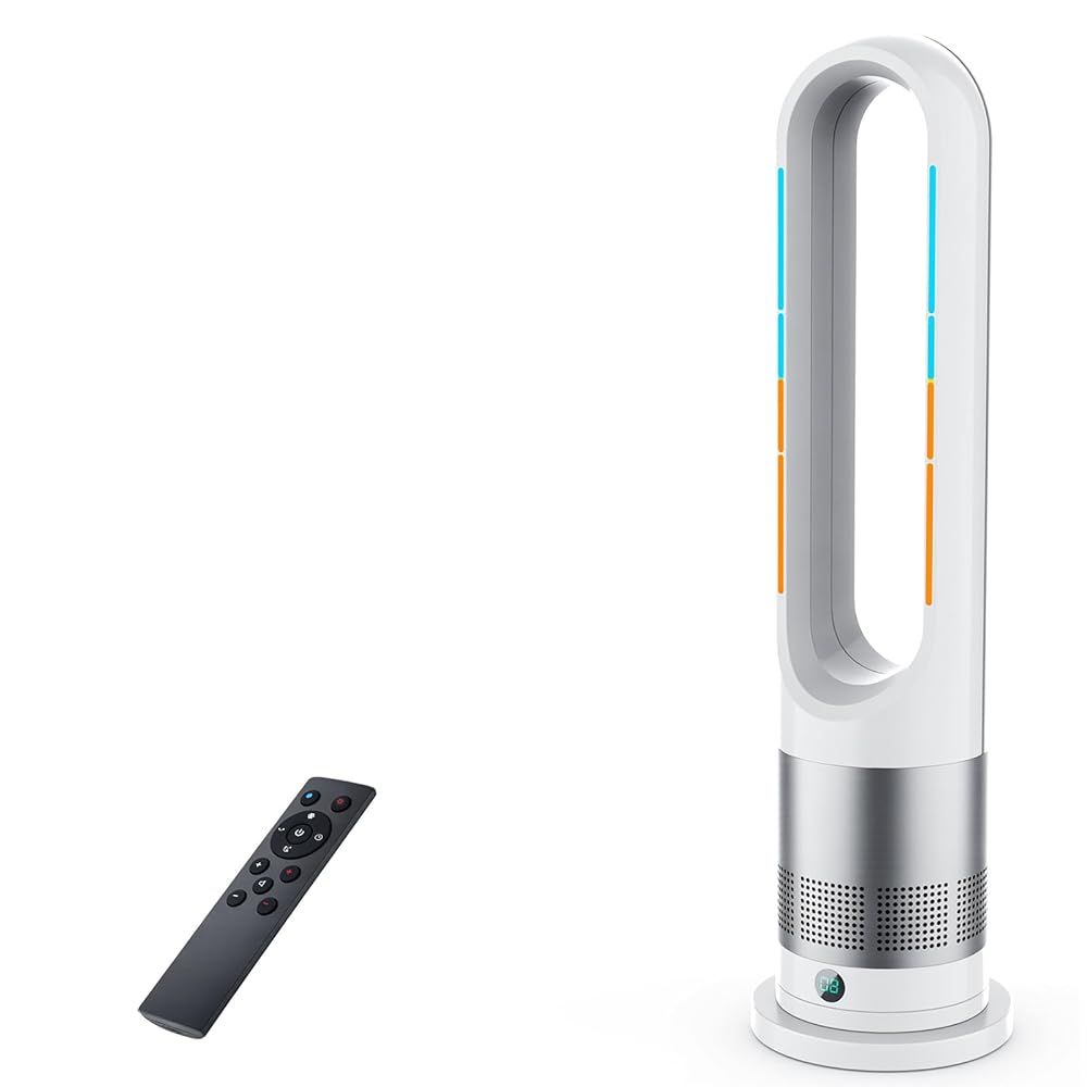 タワーファン 扇風機 2025新登場-羽根なし-DCモーター電気代節約 羽なし扇風機 冷暖両用 リビング扇風機 サーキュレーター