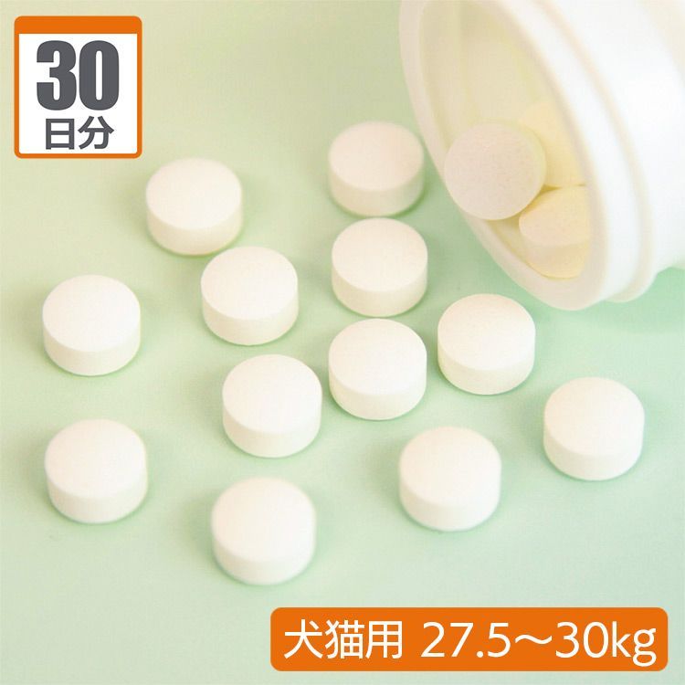 ジェネリックサプリ 腸元気 ケストースタブ 犬猫用 体重27.5kg～30kg 1日12粒30日分