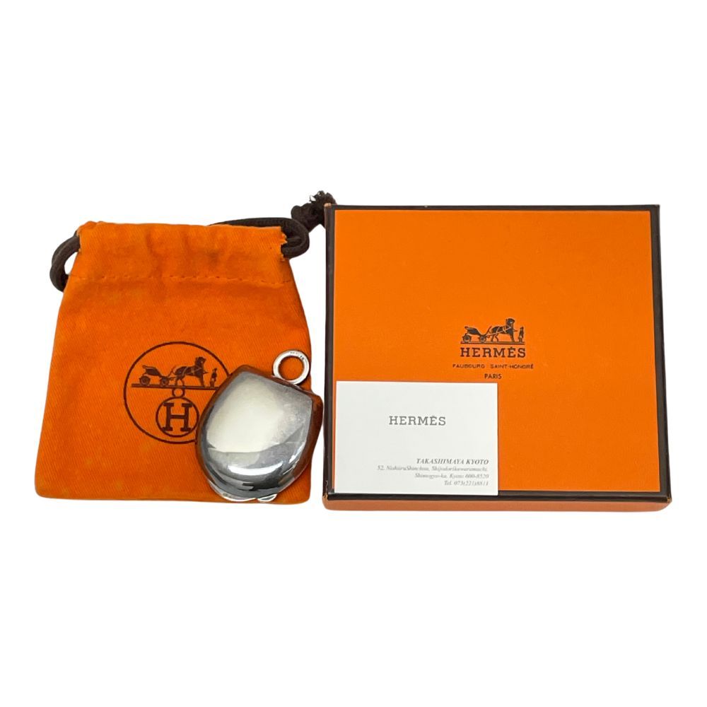 HERMES エルメス ロケット ペンダントトップ シルバー 正規品 / 50432