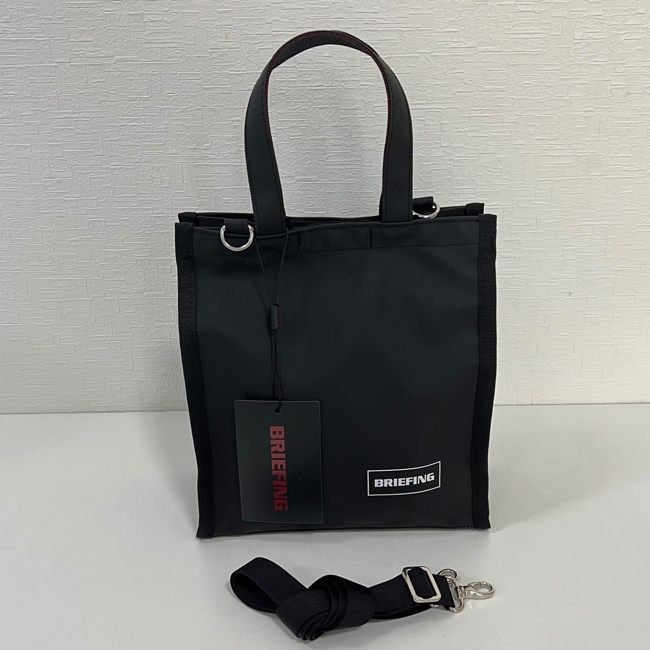 ブリーフィング】SQUARE 2WAY TOTE S/スクエア２ウェイトート-