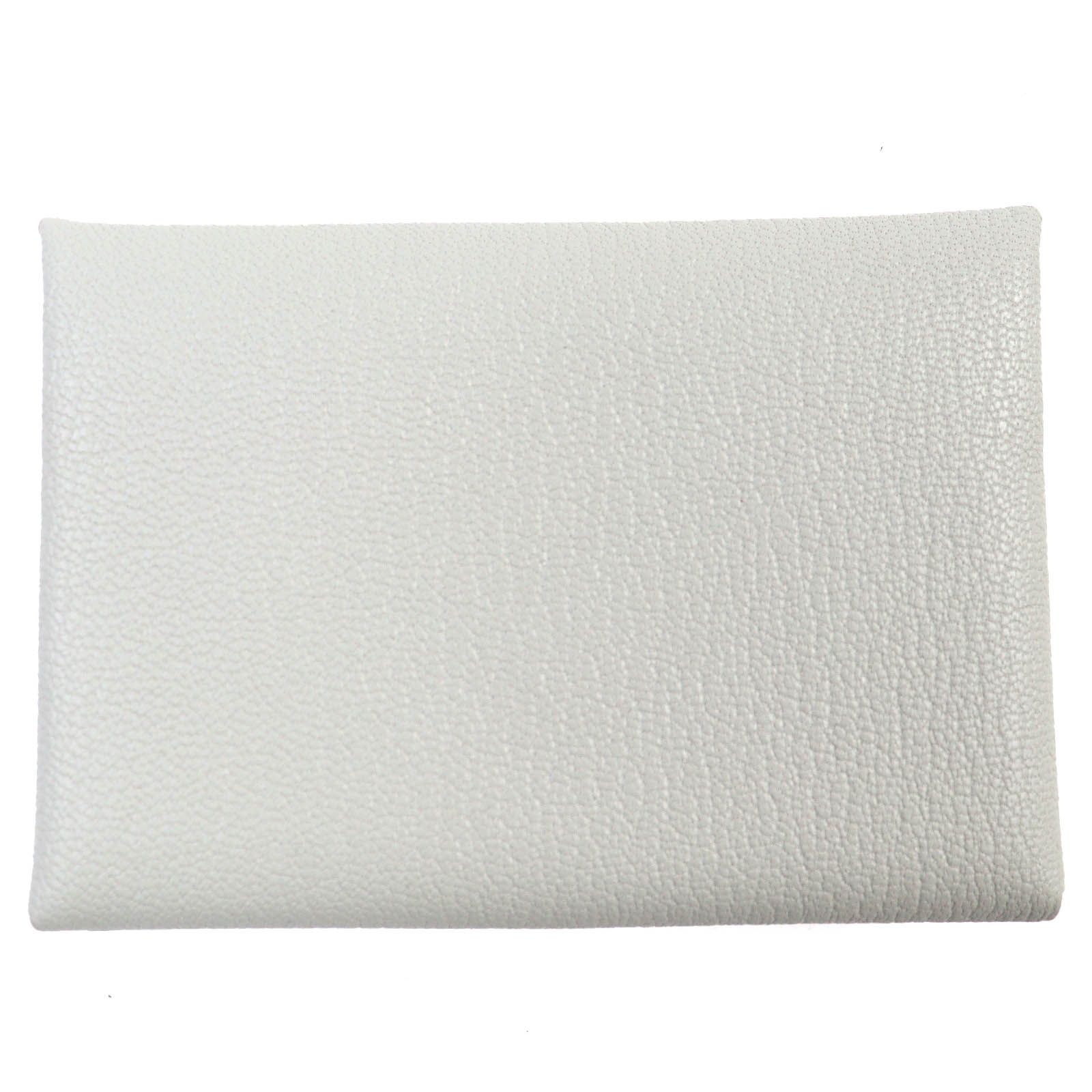 △HERMES エルメス カルヴィ デュオ シェーブルミゾル グリペール シルバー金具 コインケース 小銭入れ W刻印 き フランス製 レディース