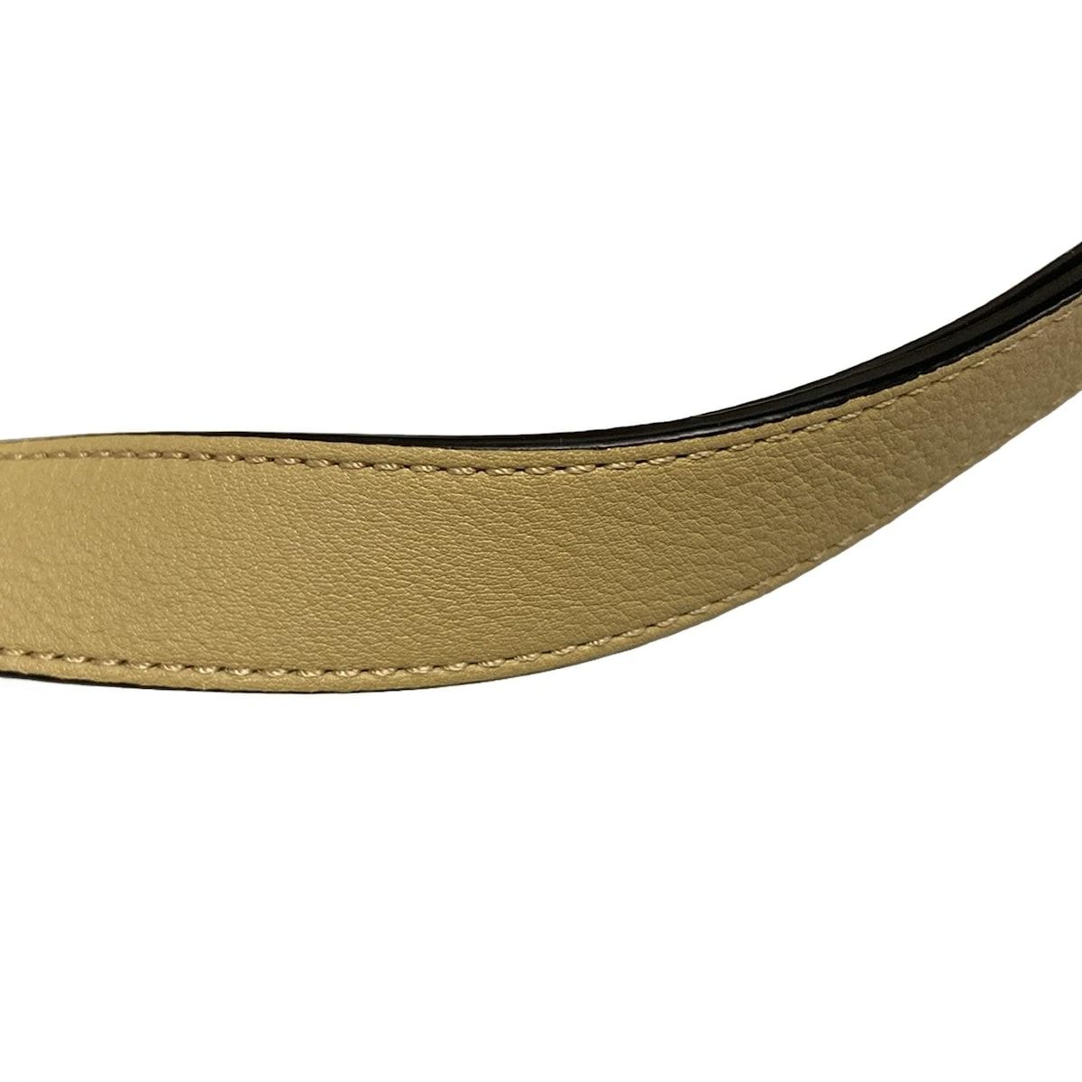 タペストリーバッグ ベージュ×ダークイエロー×黒