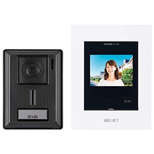 数量 アイホン ドアホン インターホン カメラ付き玄関子機 モニター付き親機 わかりやすい画面表示 カメラレンズ調整 AC電源プラグ式 KL-55
