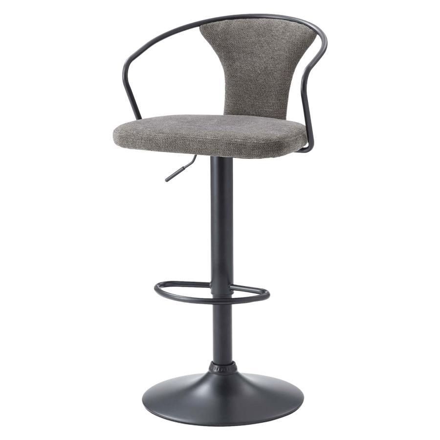 カウンターチェア 座面高62 昇降式 回転 バーチェア レバー調節 足置き