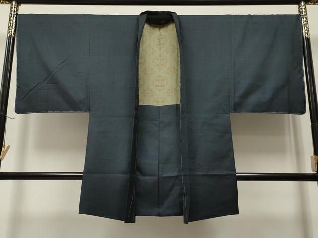 平和屋着物＃男性 本場大島紬 羽織 100亀甲 総詰め 三越扱い 正絹 ♥ CAAR9153id