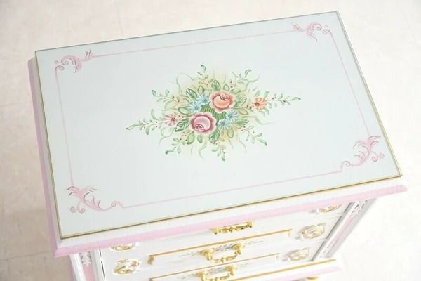 ガラス天板付き