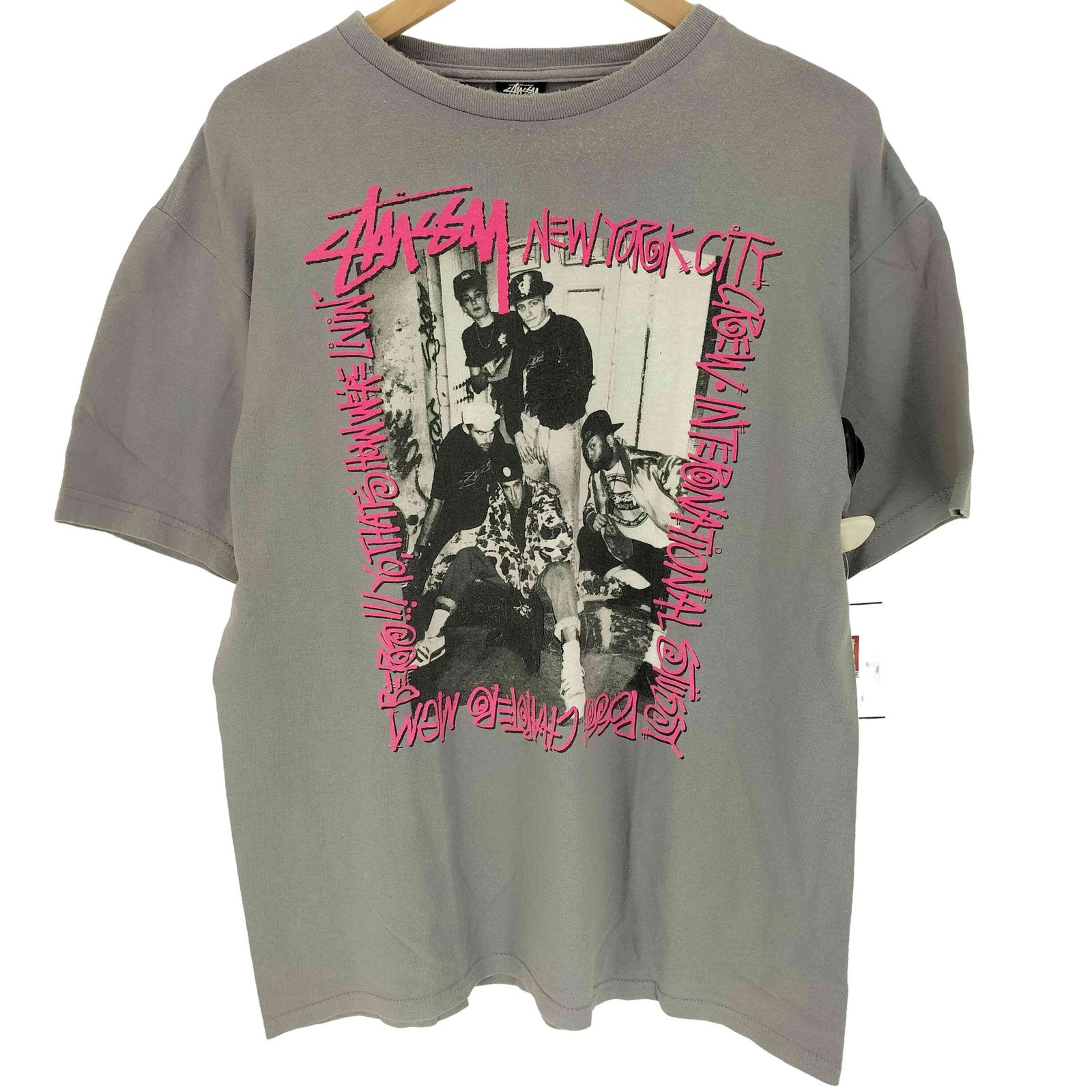 ステューシー Stussy 00S 黒タグ メキシコ製 アーティスト フォト プリント S/S Tシャツ メンズ import：L 