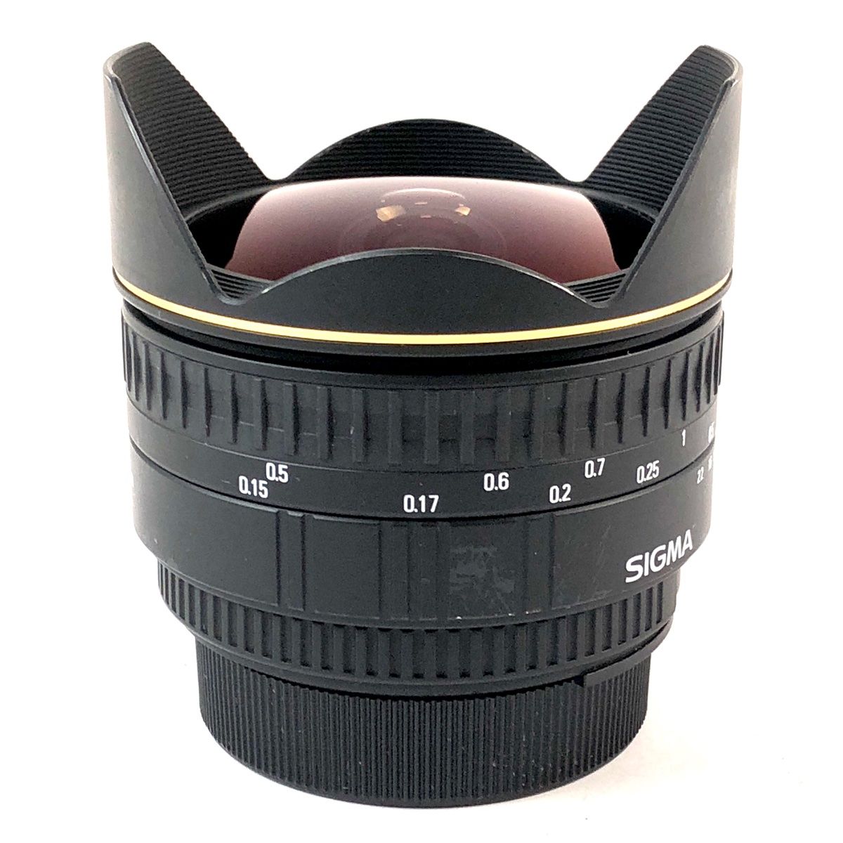 シグマ SIGMA 15mm F2.8 EX DG DIAGONAL FISHEYE (ニコン F用) 一眼カメラ用レンズ（オートフォーカス）  【中古】 - メルカリ