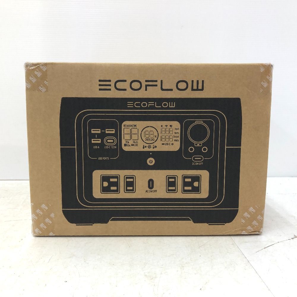 確実な ECOFLOW エコフロー ポータブル電源 512Wh 500W RIVER 2 Max ZMR610-B-JP