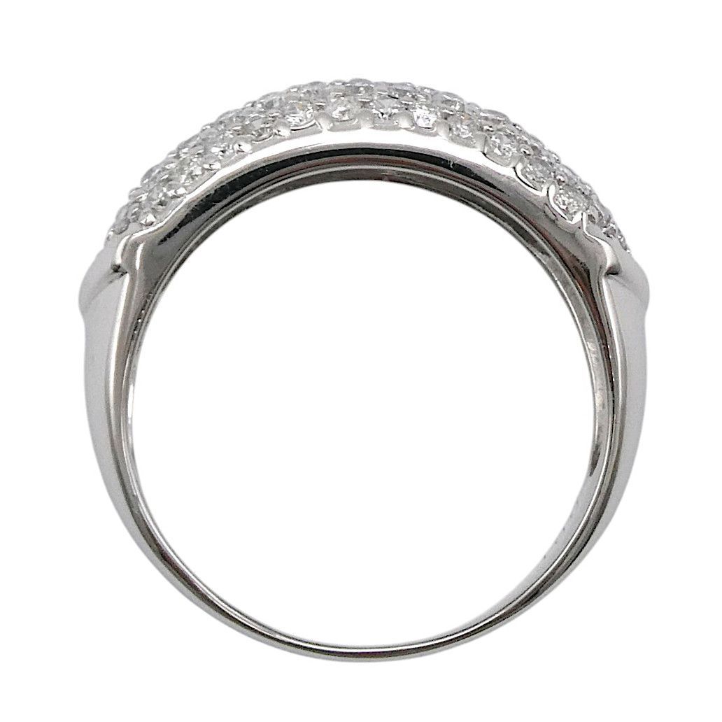 仕上済み リング Pt900 ダイヤモンド1.00ct 16号 パヴェデザイン