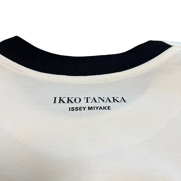 年中無休】 MIYAKE 【新品】ISSEY x TANAKA Tシャツ 白黒 2 IKKO T