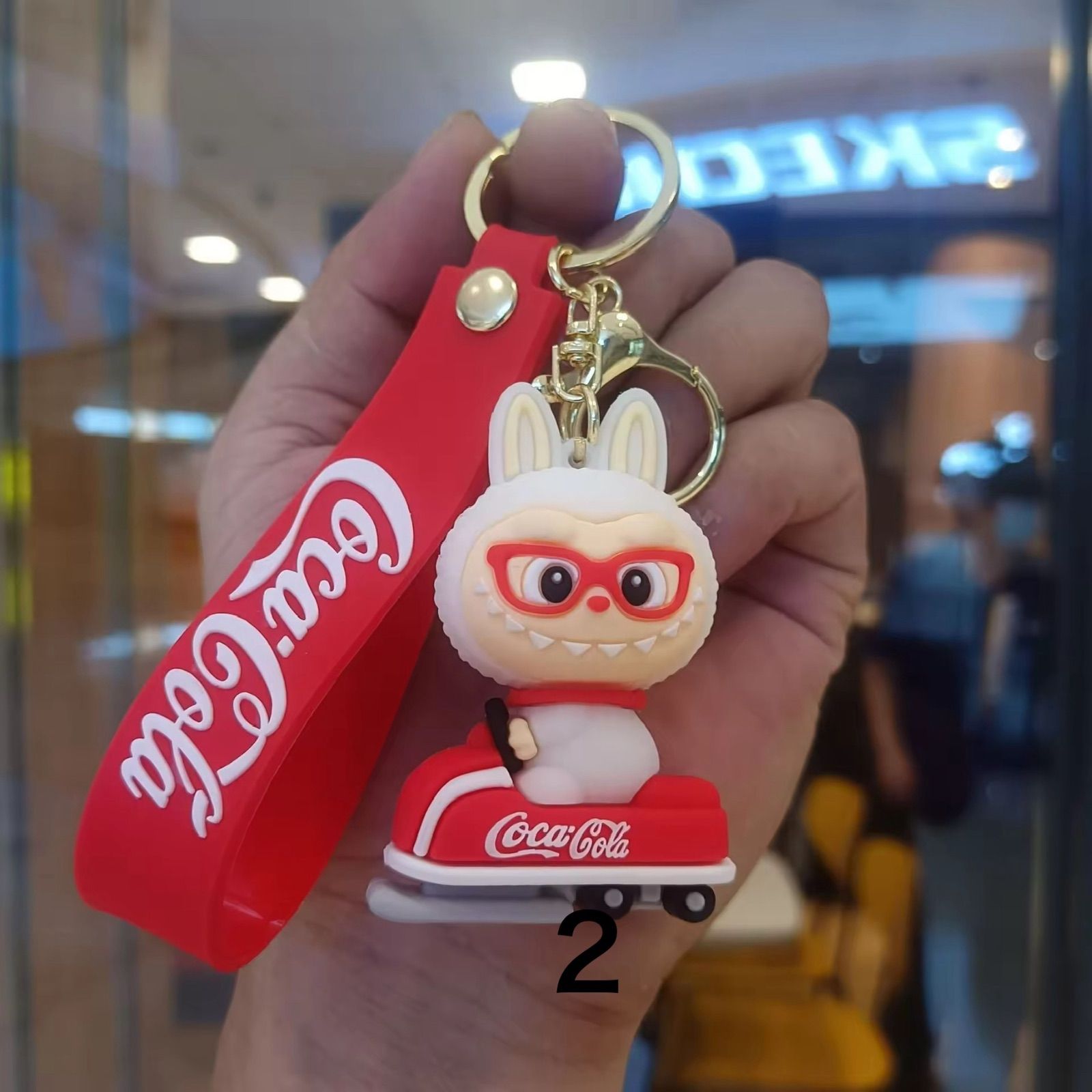 Labubu ラブブ コカコーラ 春夏秋冬 ラバーキーホルダー - メルカリ