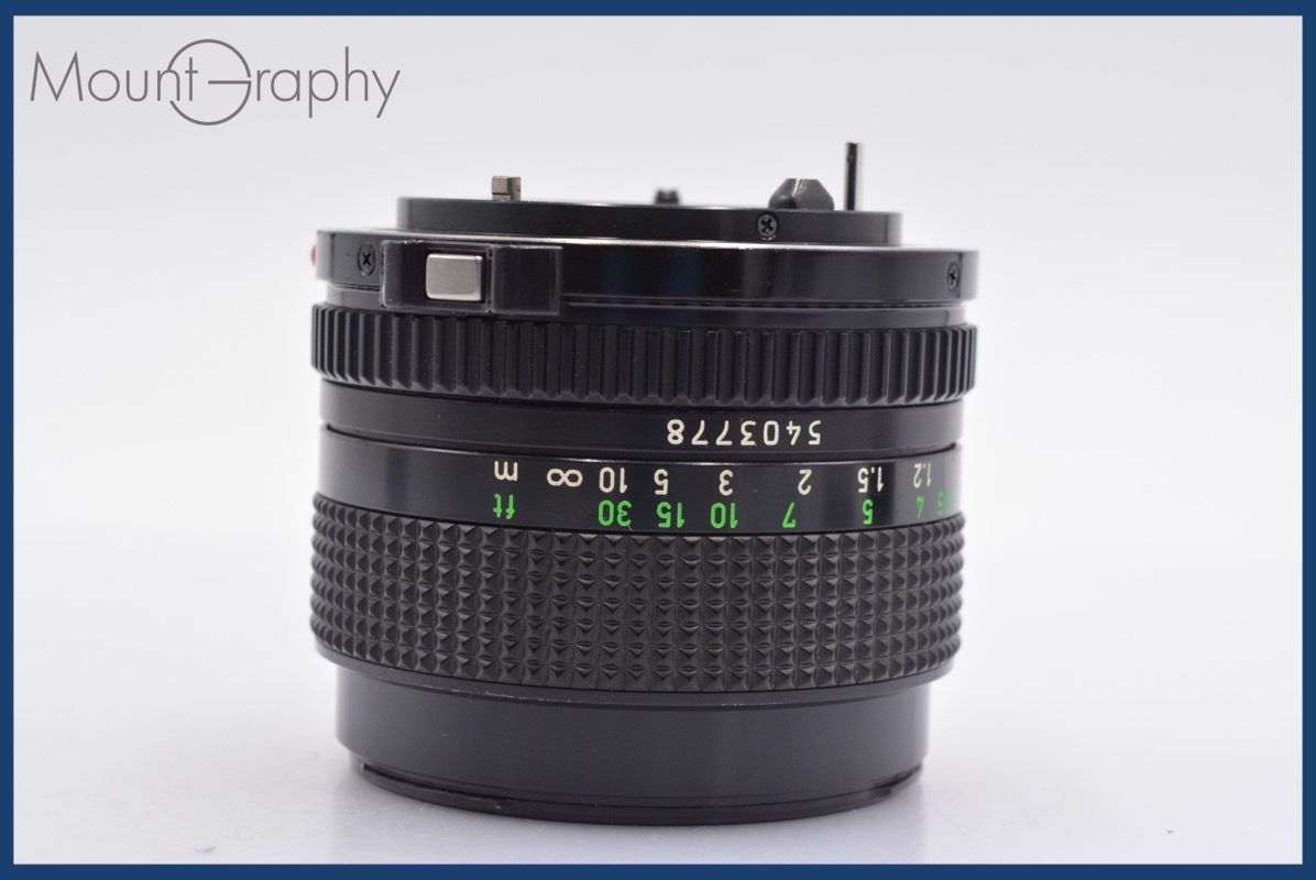 ★美品★キャノン CANON NEW FD 50mm F1.4 ★前後キャップ★ ☆極上美品☆ キヤノン Canon NEW FD 50mm F1.4 前後キャップ