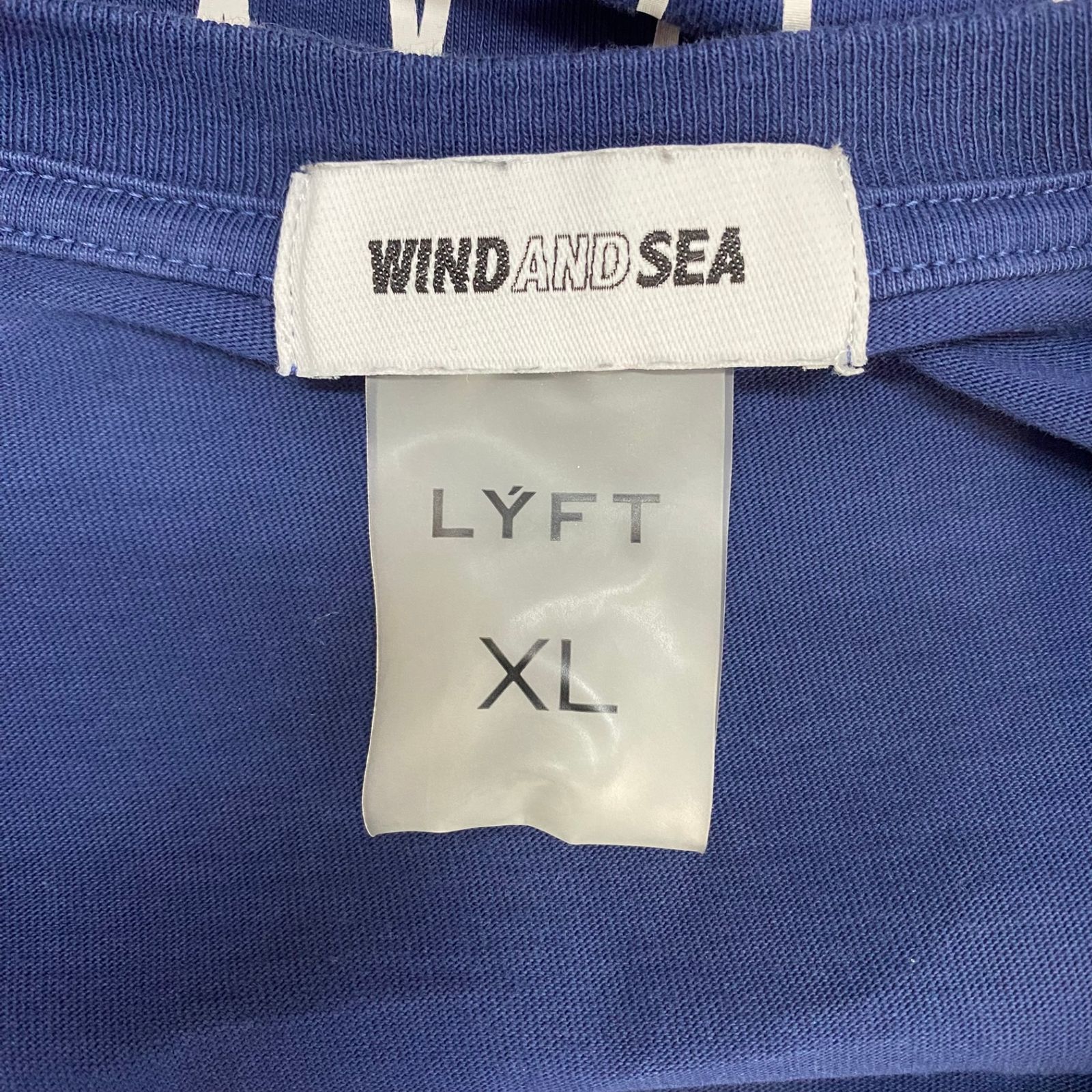 リフト LYFT WIND AND SEA コラボ Tシャツ ネイビー XLサイズ 201MT 
