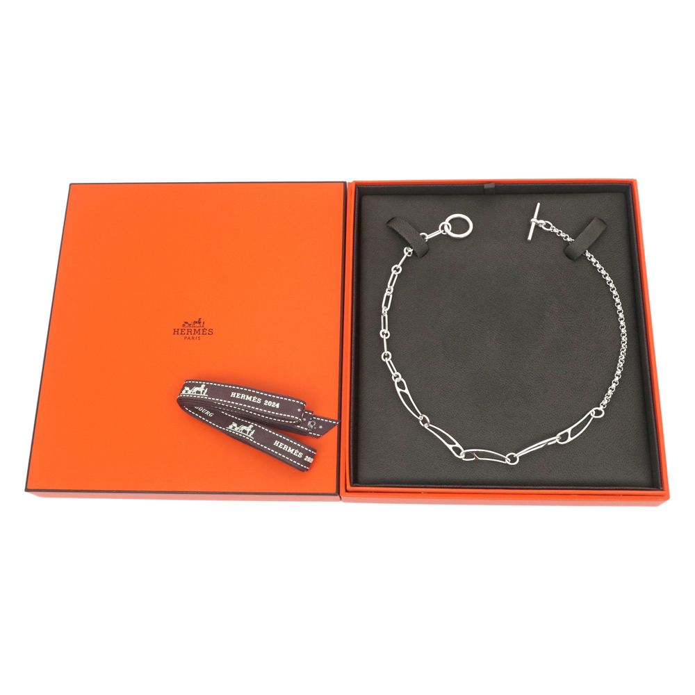 未使用級美品✨HERMES シェーヌダンクル パンク ロゴ刻印 保存袋