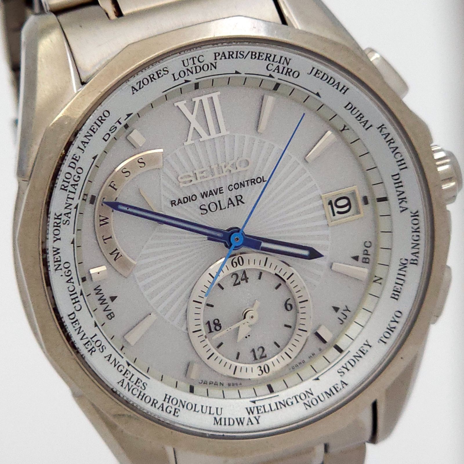SEIKO セイコー ブライツ 8B54-0AS0 ソーラー電波 動作品