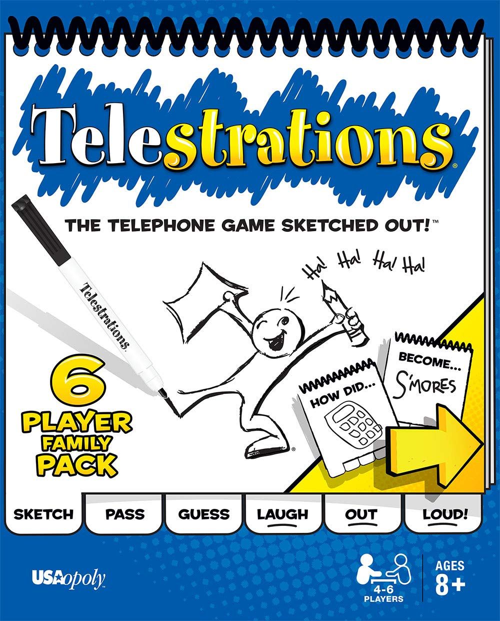 テレストレーション (Telestrations) 6 Player - Family Pack [並行輸入品] ボードゲーム 
