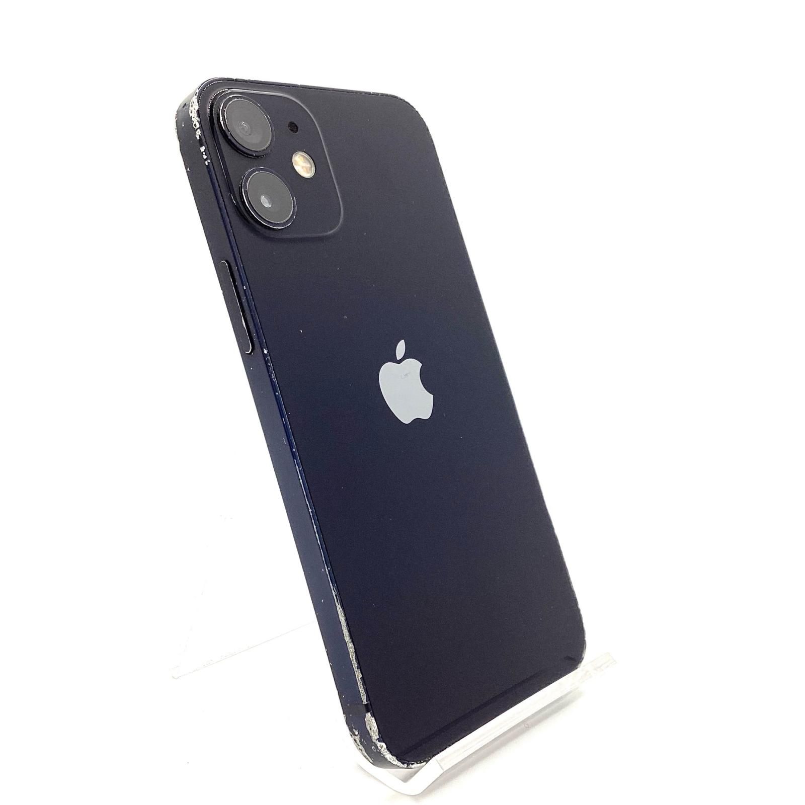 【最速発送】Apple iPhone 12 mini 128GB ブラック SIMフリー 74%【難有】