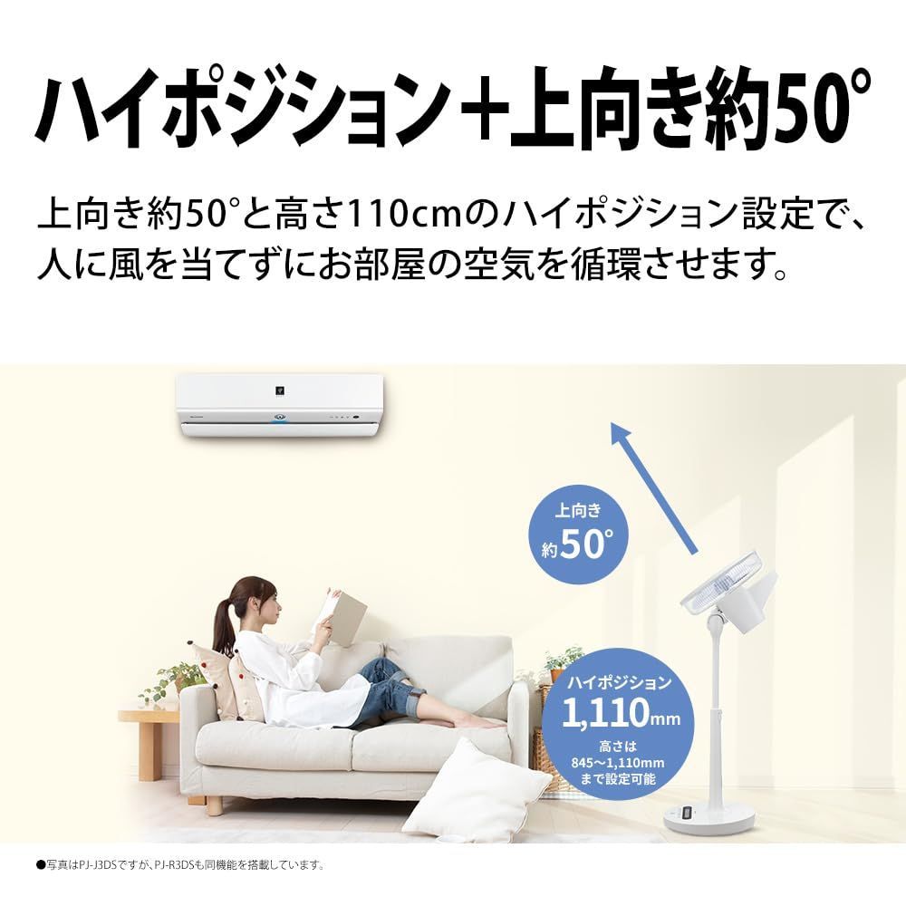 プラズマクラスター扇風機 PJ-R3DS-W