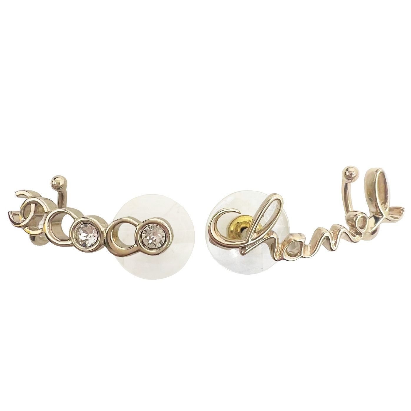 CHANEL シャネル ココマーク ピアス   AB7658 ラインストーン CHANEL シャネル ココマーク ピアス AB7658 ラインストーン