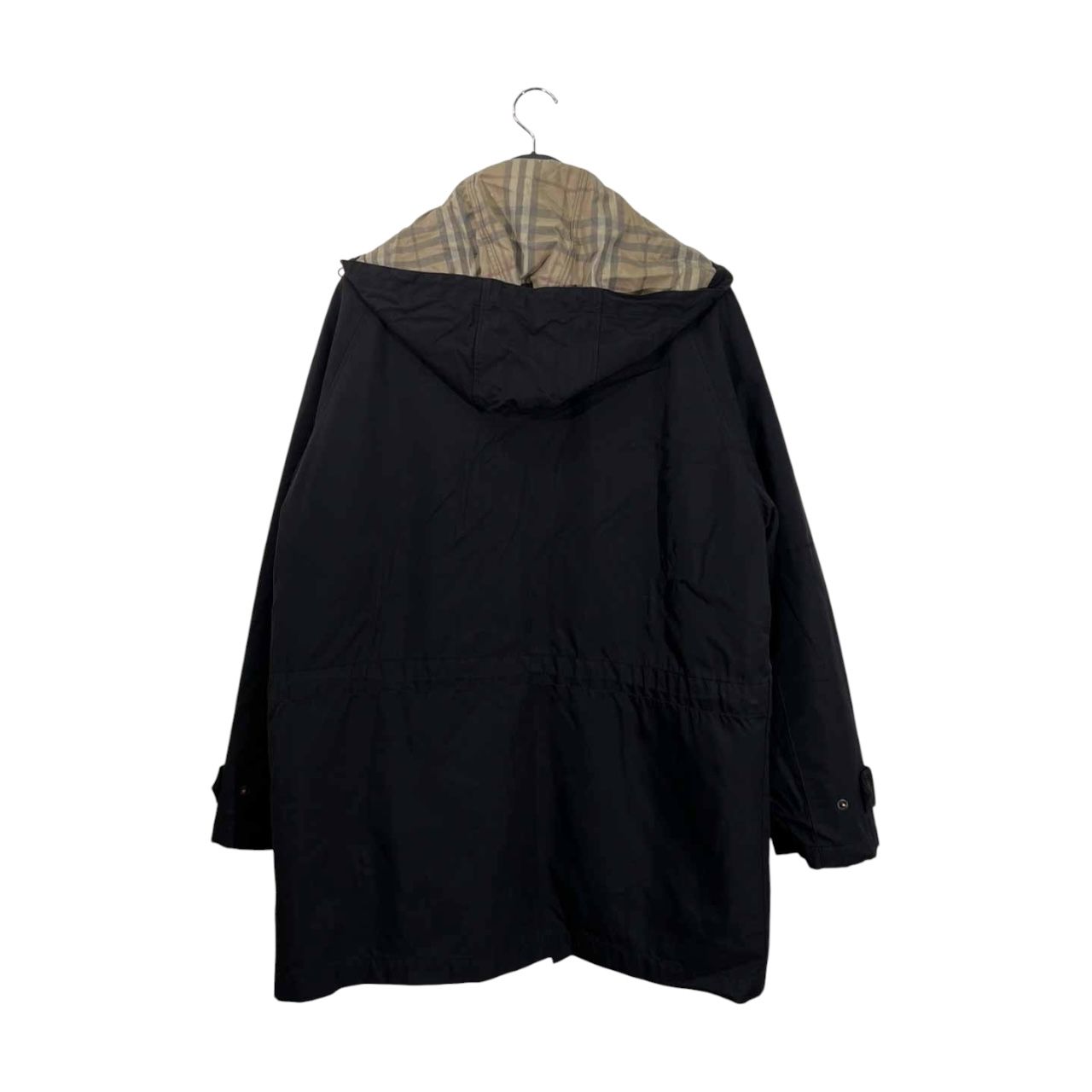 BURBERRY LONDON バーバリー ダウンライナー付き 裏チェック ナイロン