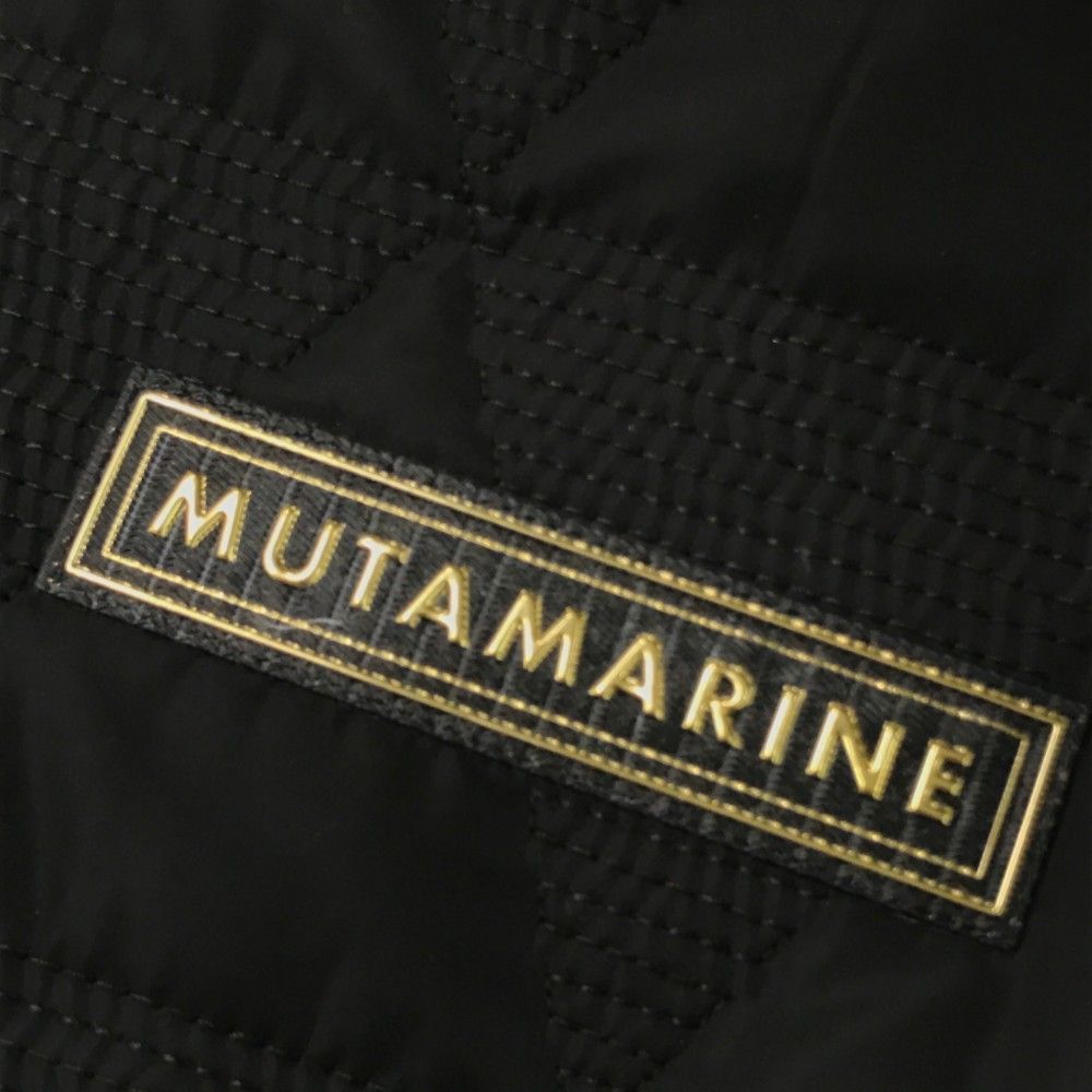 サイズ：7 MUTA MARINE GOLF ムータマリンゴルフ 2024年モデル ; キルティング ダウンベスト  ブラック系 [240101429634] ゴルフウェア メンズ ストスト サイズ：7 MUTA MARINE GOLF ムータマリンゴルフ 2024年モデル