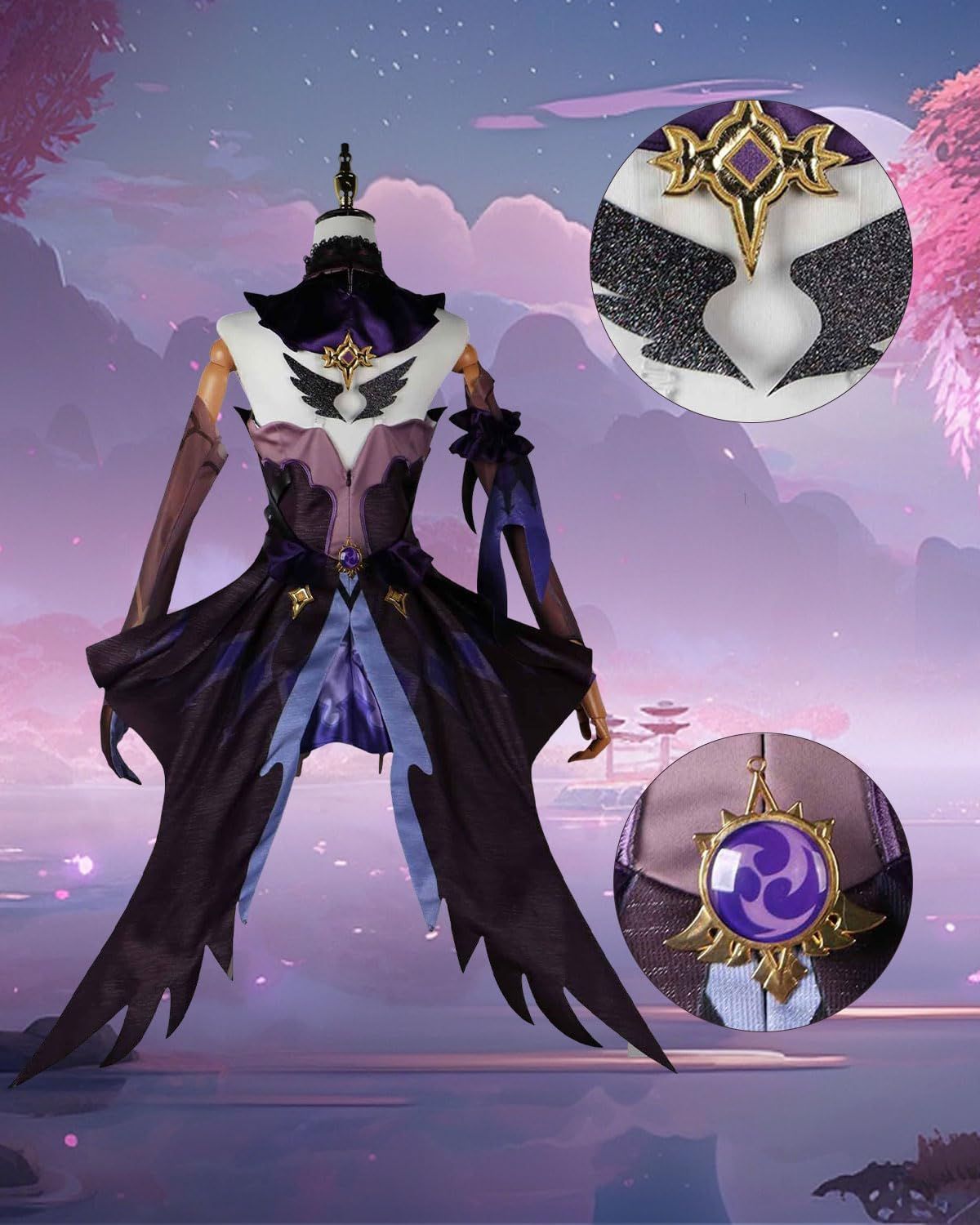 原神 フィッシュル コスプレ XL フルセット 三分妄想 原神 コスプレ