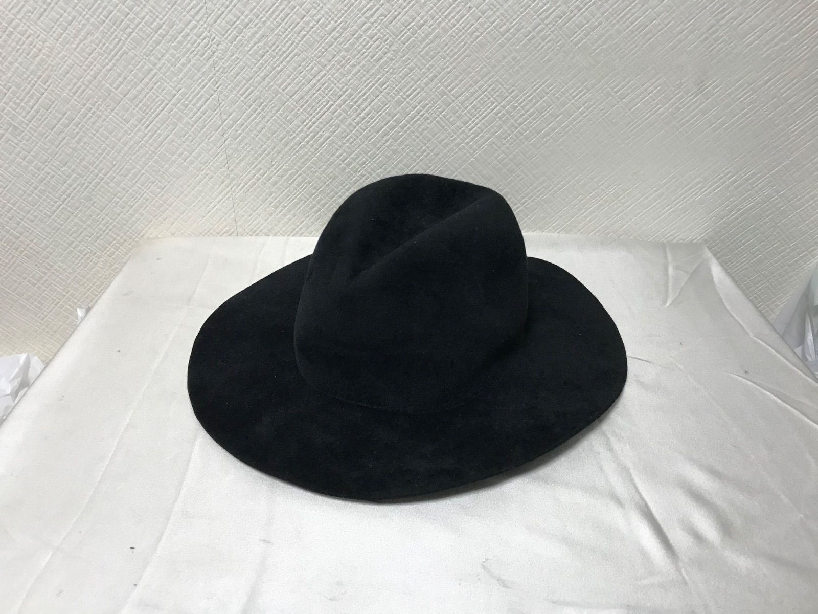 UNUSED アンユーズド ラビットファーハット 帽子 1 BLACK UNUSED アンユーズド ラビット ファー ハット ネイビー 【公式通販】