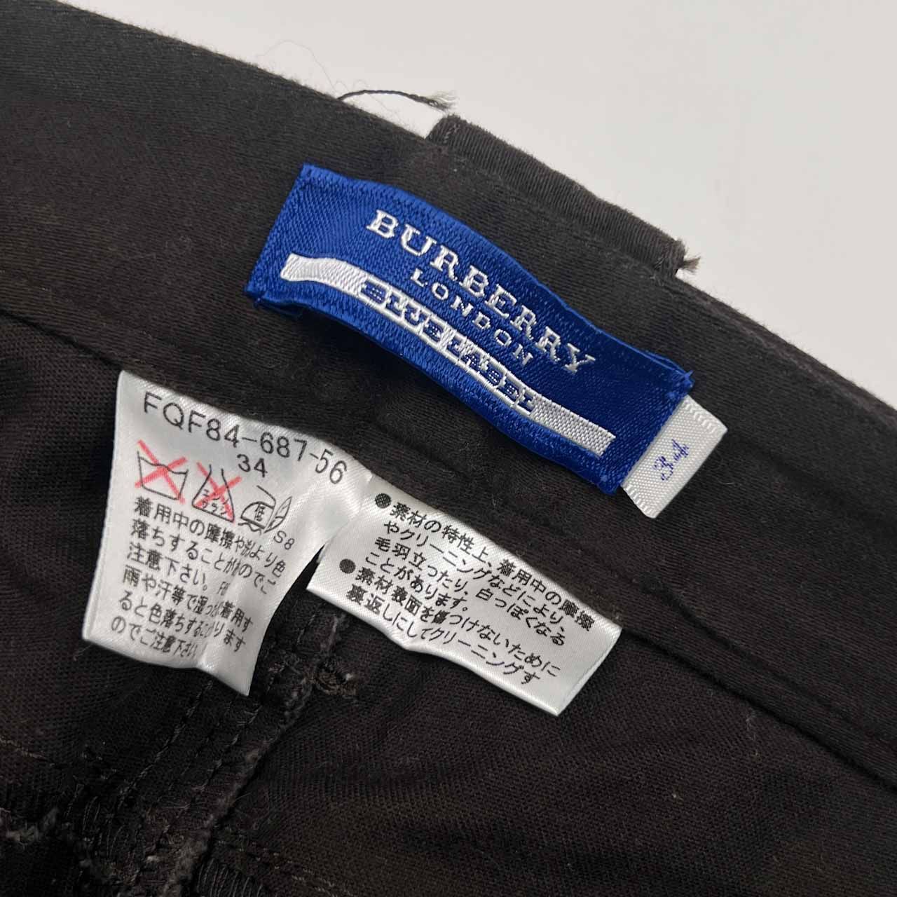 90s 00s BURBERRY BLUE LABEL バーバリー ブルーレーベル パンツ 34