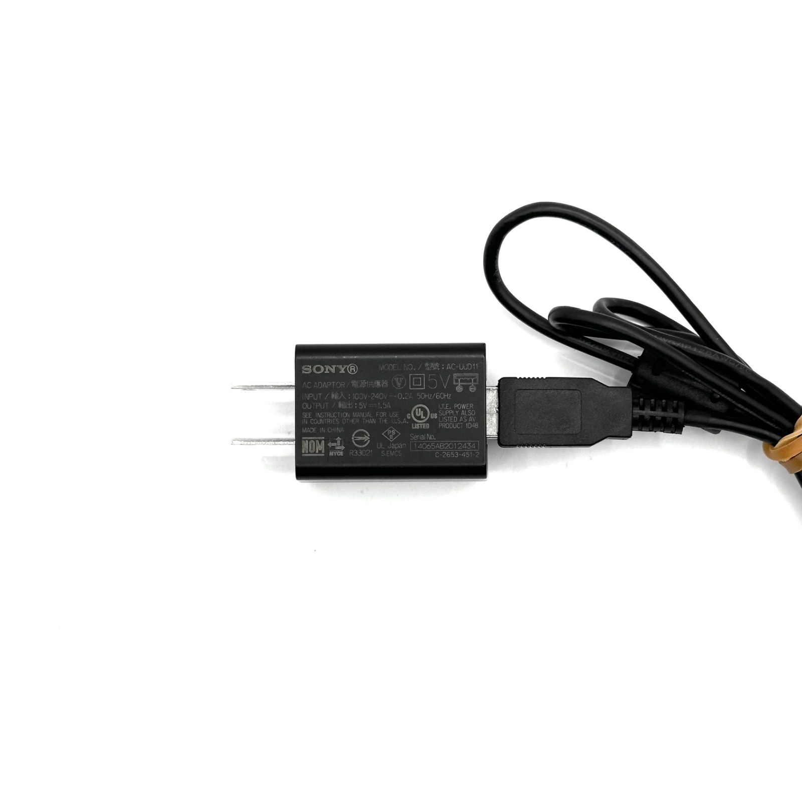 SONY AC-UUD11 ソニー USB ACアダプター microUSBコード ケーブル デジタルペーパー ビデオカメラ デジカメ デジタルカメラ  一眼レフ ミラーレス α7 III など 対応 6330-1340 - メルカリ