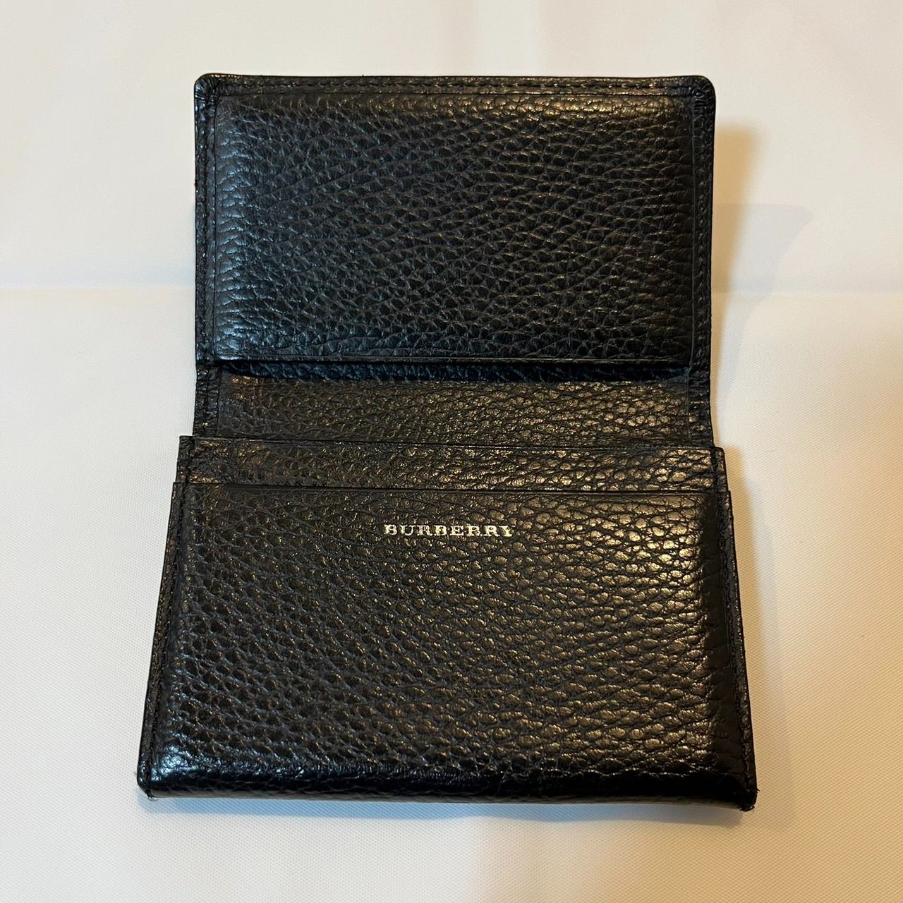 バーバリー　名刺入れ　黒　新品未使用 BURBERRY（バーバリー） 【X'masセール☆30%OFFクーポン】バーバリー