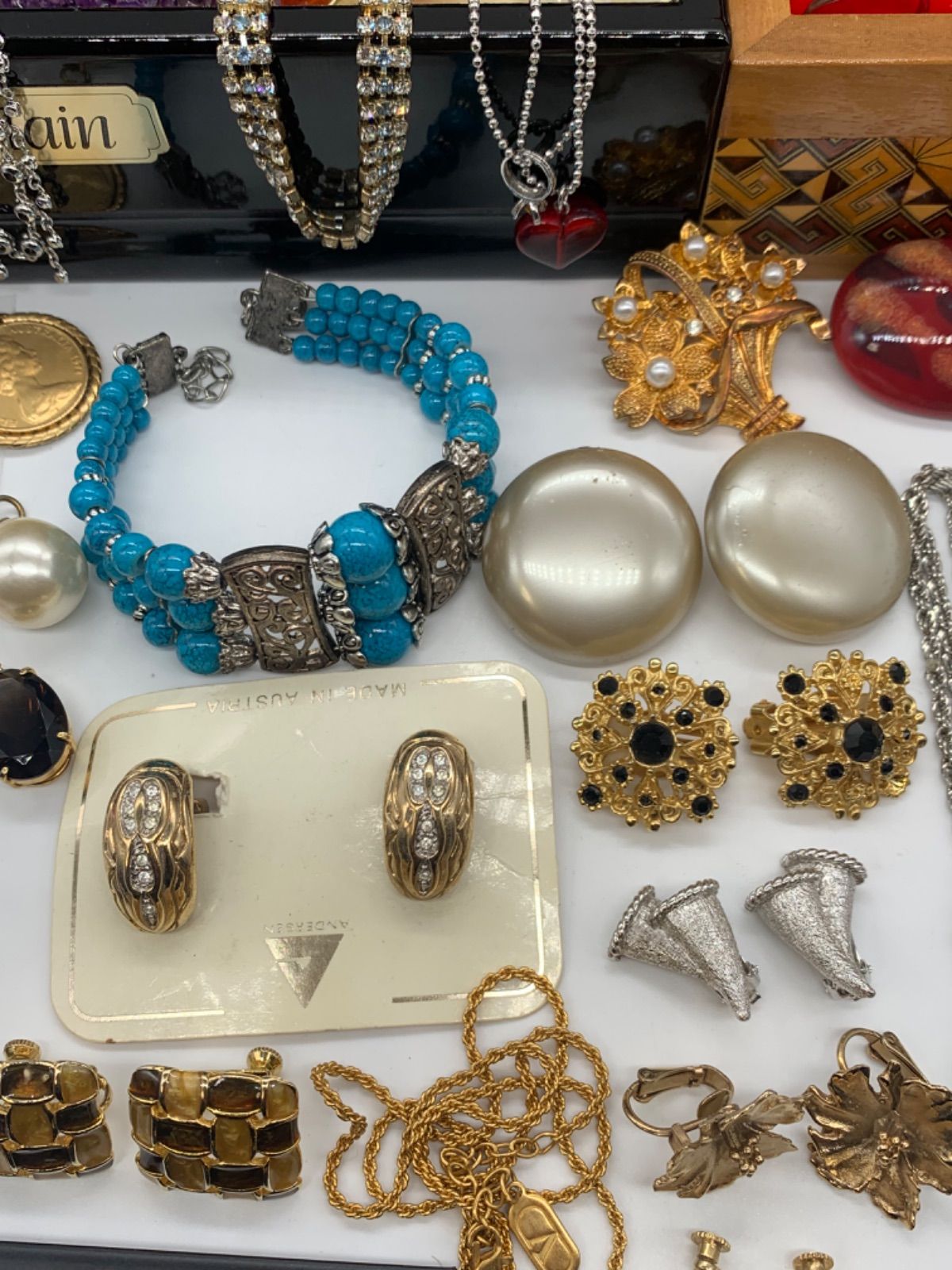 【生前整理　遺品整理】　ネックレス　リング　ピアス　他　アクセサリーおまとめ 遺品整理 生前整理 アクセサリー まとめ売り ネックレス リング