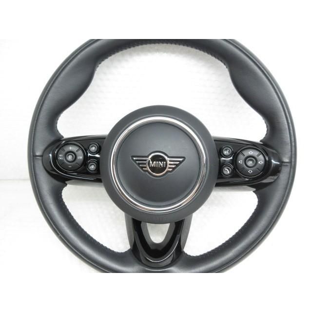 2020年 BMWミニ F56 LDA-XN15M 純正 ハンドル ステアリングホイール レザー 203634 4758