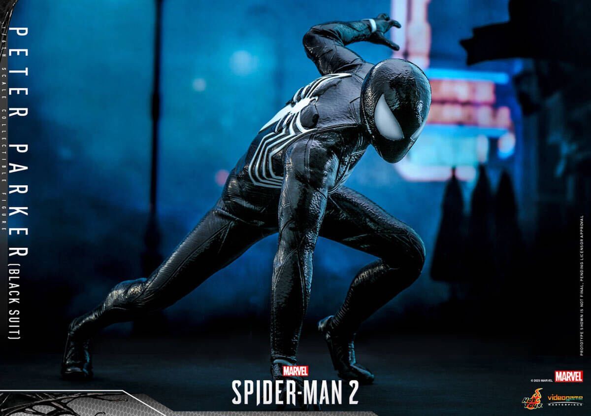 ホットトイズMarvel's Spider-Man 2』ブラックスーツ新品未開封 ホットトイズ 1/6 Marvel's Spider-Man 2 マイルス・モラレス