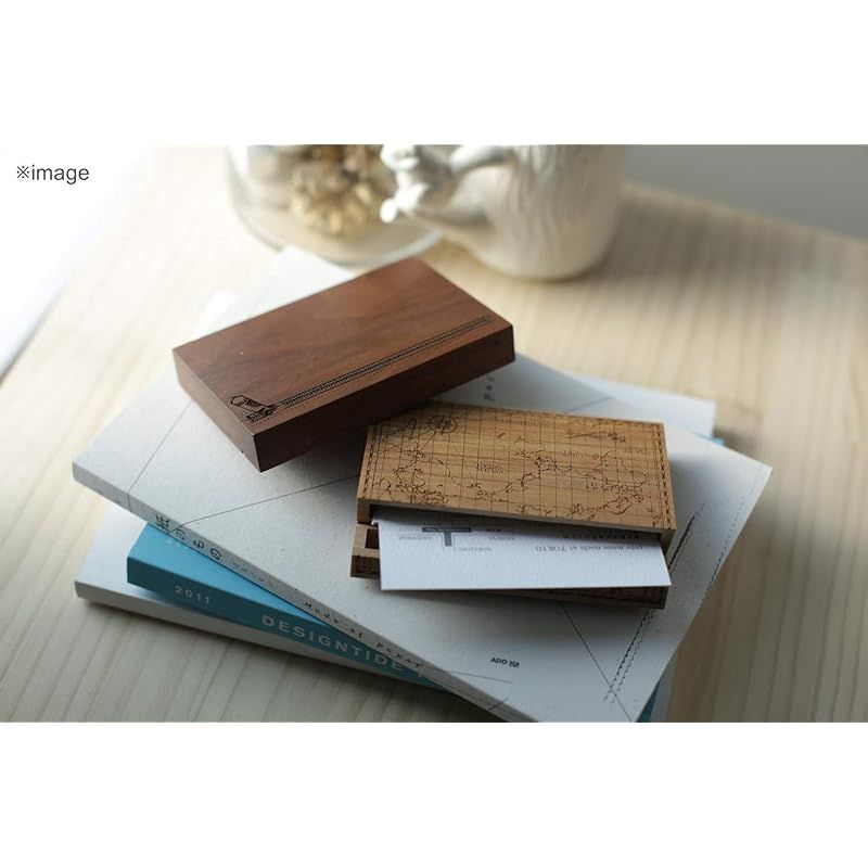 セメントプロデュースデザイン Card Chest dirty ocean ウォルナット 10.3×6.7×1.6cm カードチェスト CC-02dw 0