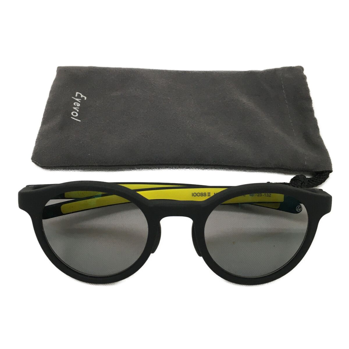 中古 サングラス マットブラック アイヴォル Eyevol SHAW 偏光レンズ