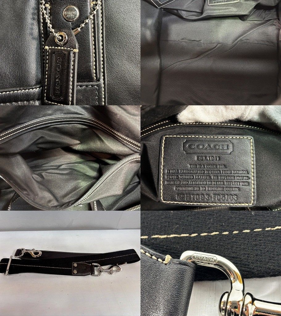 【美品】COACHレザー ボストンバッグ（あんしん鑑定対応） 楽天市場】【中古】 COACH (コーチ）0502 ボストンバッグ 2WAY レザー