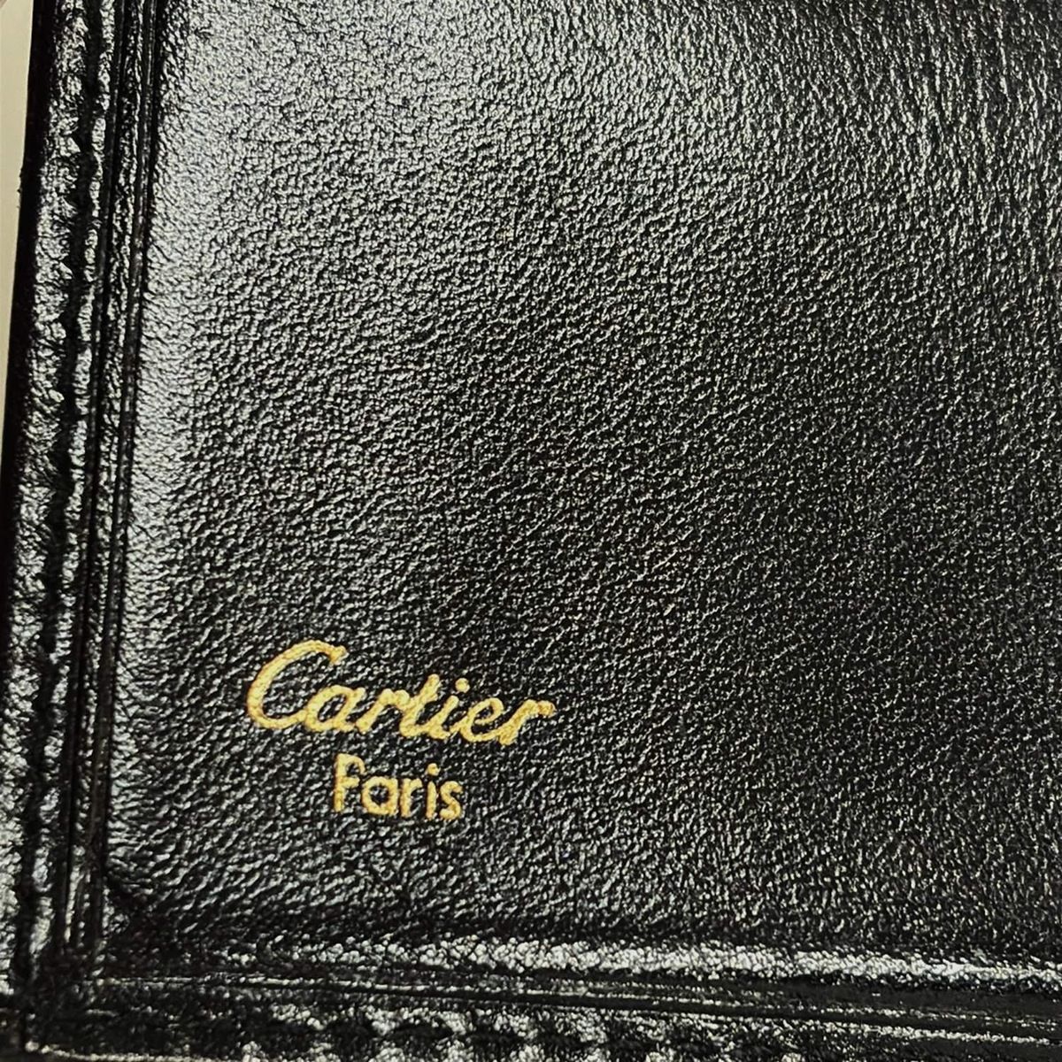 Cartier(カルティエ) 2つ折り財布 パシャ 黒 レザー - メルカリ