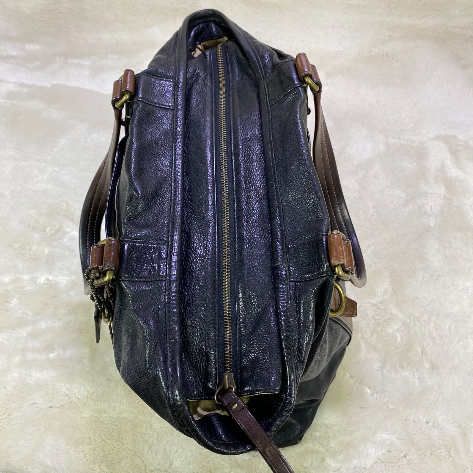 COACH・コーチ レザートートバッグ ハリソン A4収納可 ビジネス