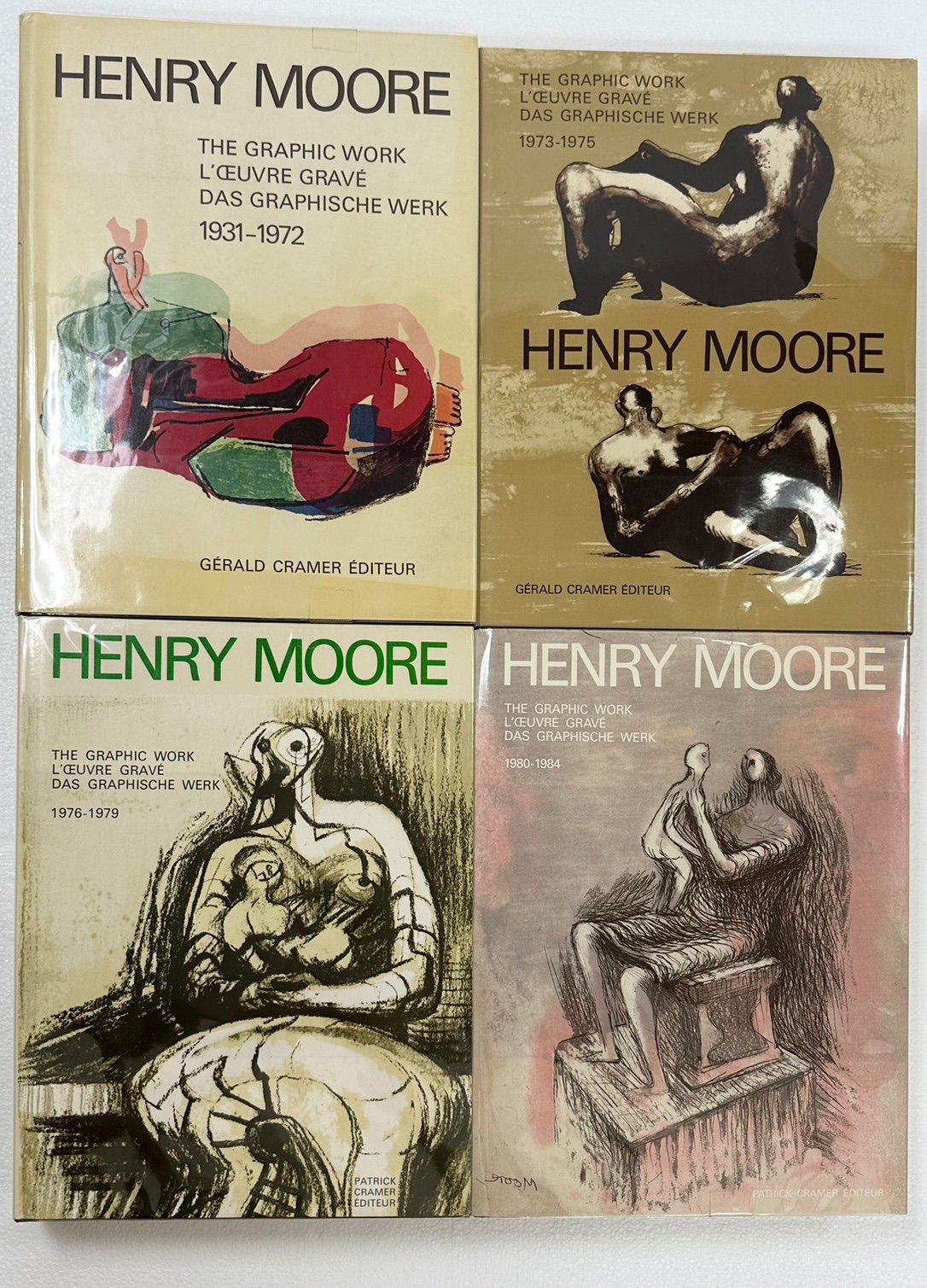 【箱なし】ヘンリー・ムーア　Henry Moore 版画レゾネ　全４巻セット【ヘンリームーア】