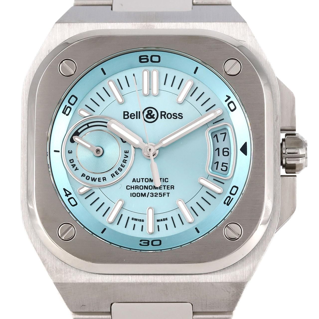 ベルu0026ロス BR-X5アイスブルースティール BRX5R-IB-ST/SST SS 自動巻