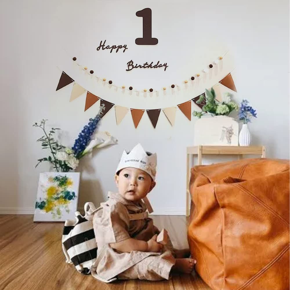 人気商品】1歳 誕生日 Uchi 飾り 可愛いシンプル 誕生日