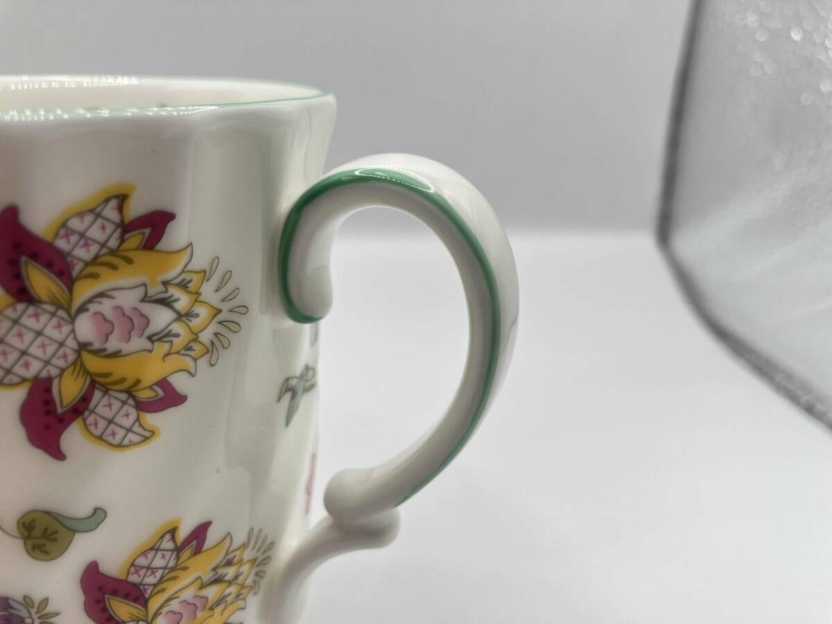 ミントン ヴィンテージ ハドンホール グリーン ブルー マグカップ 皿