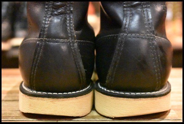 9D 良品 06年】レッドウィング 8130 アイリッシュセッター 黒 ブラック