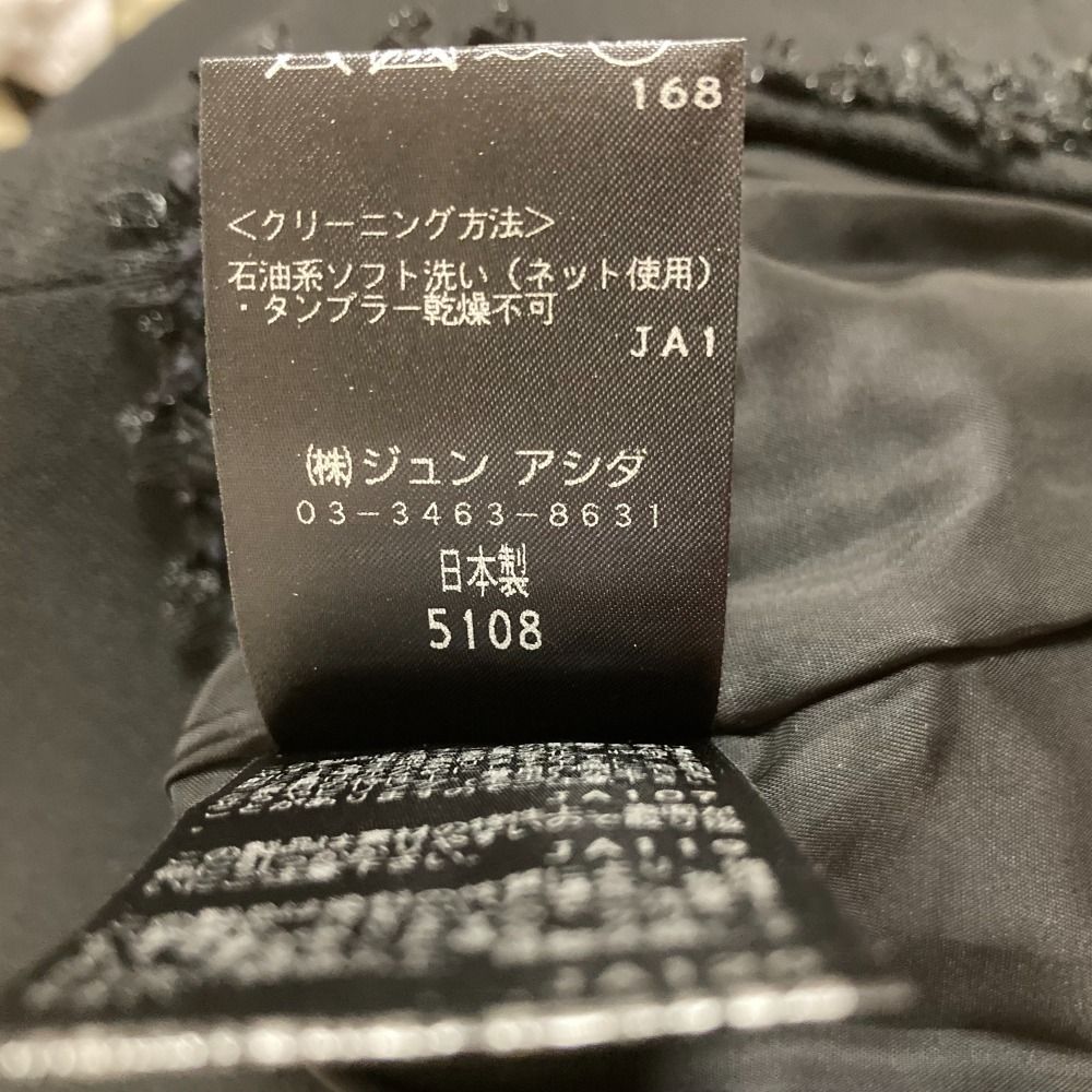 美品JUN ASHIDA ワンピース9号レトロ jun ashida - jun ashida ジュンアシダ 90'sバロック花柄