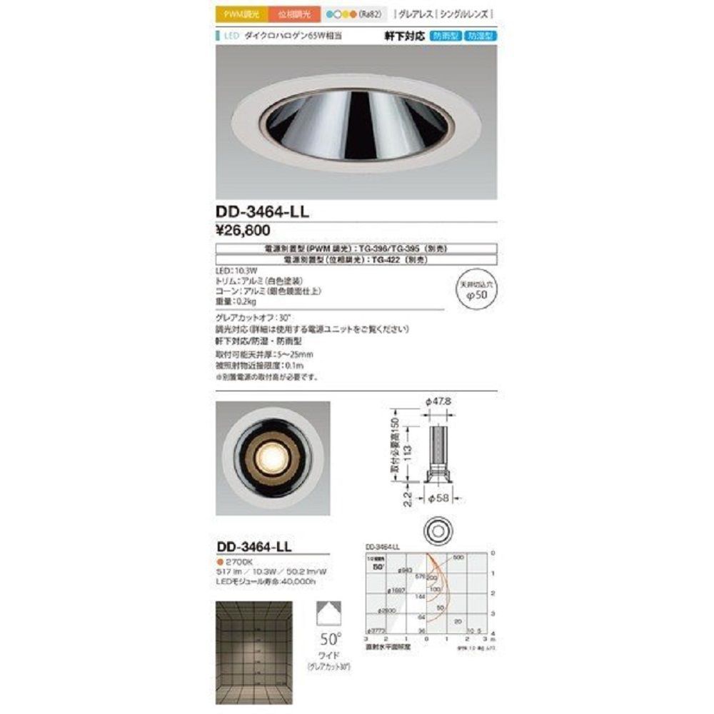 古い皿　馬の目　アンティーク　22.5cm 軒下照明 LED一体型 電源別売 DD-3464-LL