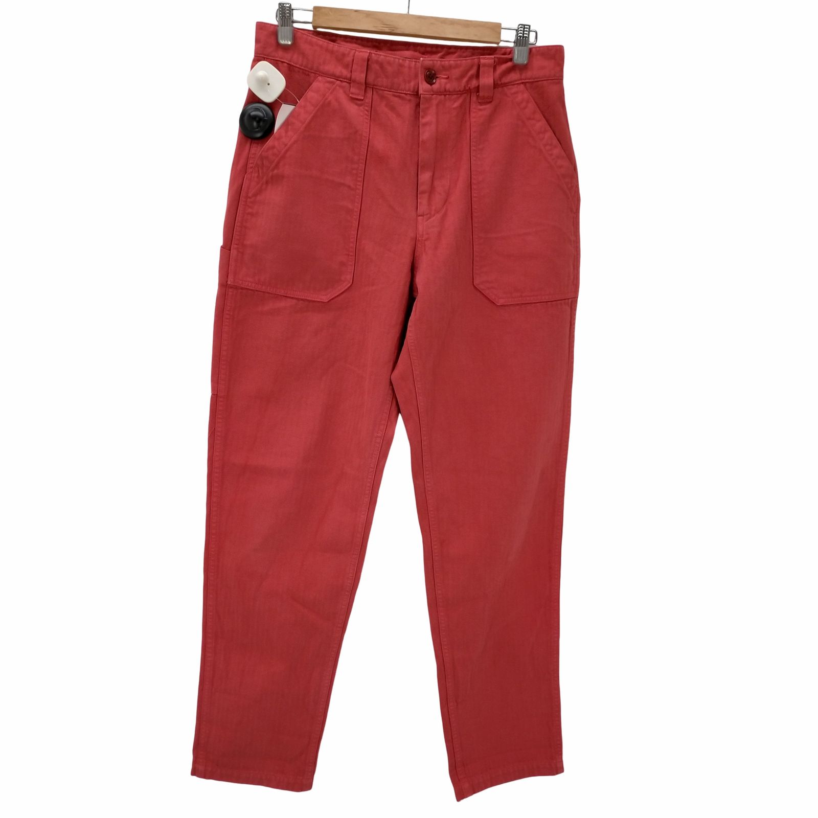 ナイジェルケーボン NIGEL CABOURN ヘリンボーン ジップフライ ベイカーパンツ メンズ US：34-35 