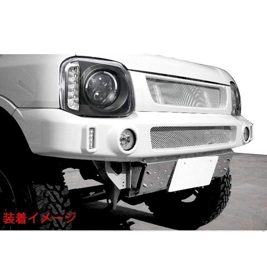 スズキ　ジムニー　JB23W用フロントショートバンパー　ほぼ新品 ABSフロントバンパースポイラー 塗装済み ジムニー JB23用