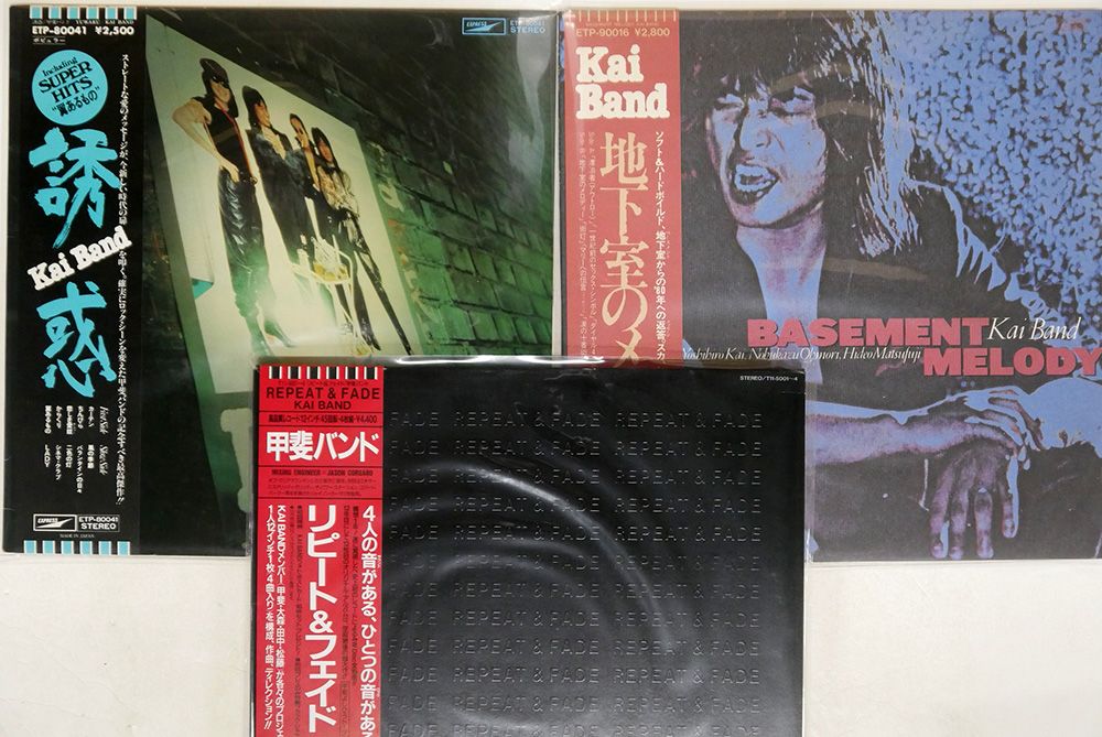 甲斐バンド 甲斐よしひろ LPレコード セット - えるえるレコード