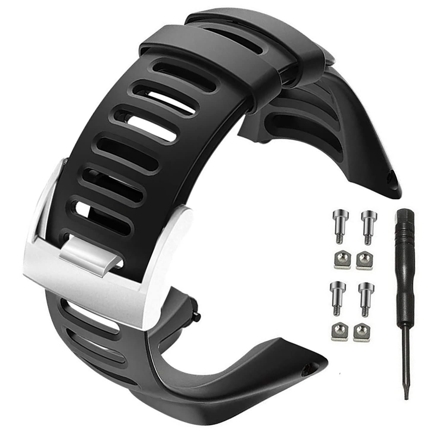 【在庫処分】2S / / / / Ambit Ambit 2R Sport/Ambit 2/ Ambit3 Ambit3 Ambit Ambit3 Run Peak 1 Suunto アンビット用 対応 ベルト ストラップ 交換用バンド 工具付 スント SUU